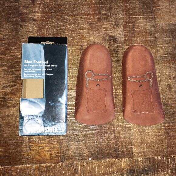 Birkenstock Blue Footbed Arch Support Casual Shoes Foot Insole 40 W9 M10 w/Box - Picture 5 of 7